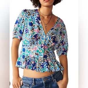 ba&sh floral top - SM